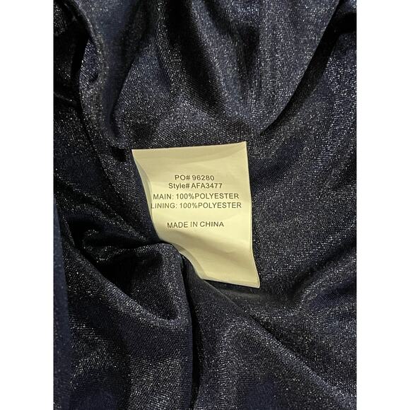 ModCloth Women's Navy and Pink Floral‎ Liza Luxe Dress XL Flattering Maxi Event - Picture 6 of 10